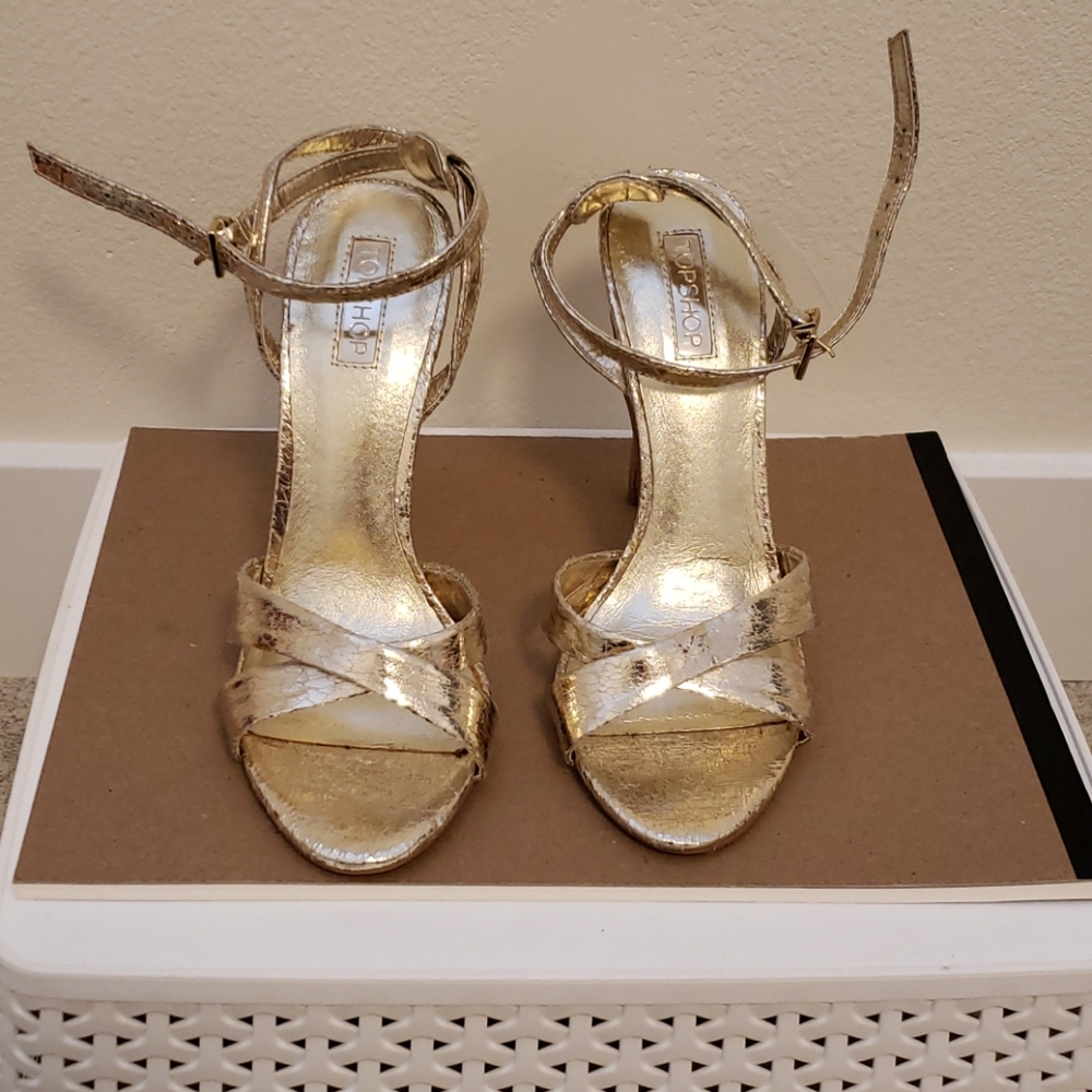 Gold sandals
